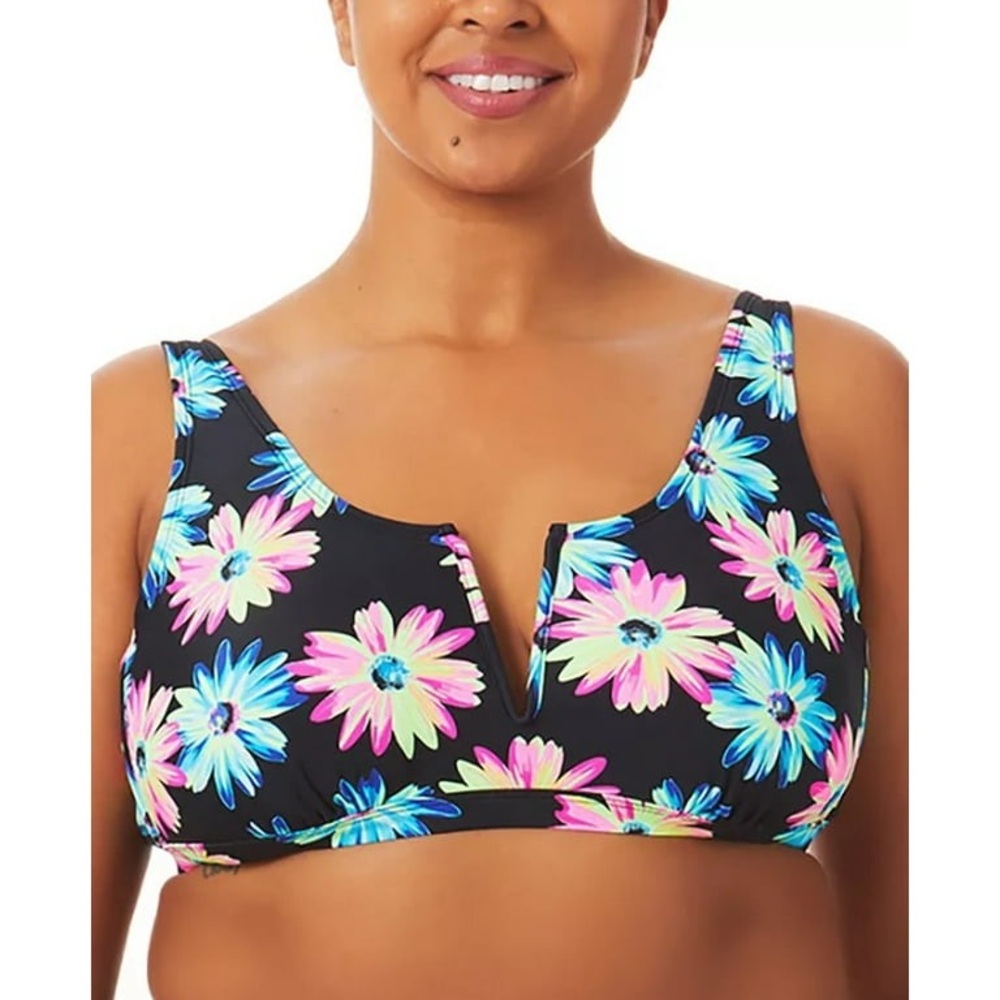 NWT California Waves Plus Gerber Daisy Bralette